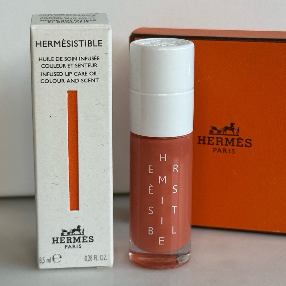 HERMES INFUSED LIP OIL -  01 Beige Sapotille.